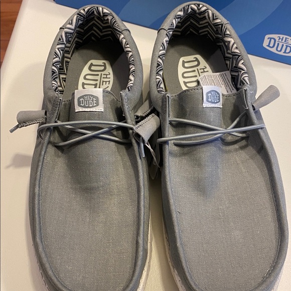 Hey Dude Men\'s Gray Slip-On Loafers Sz 11E.  NWB main image 4